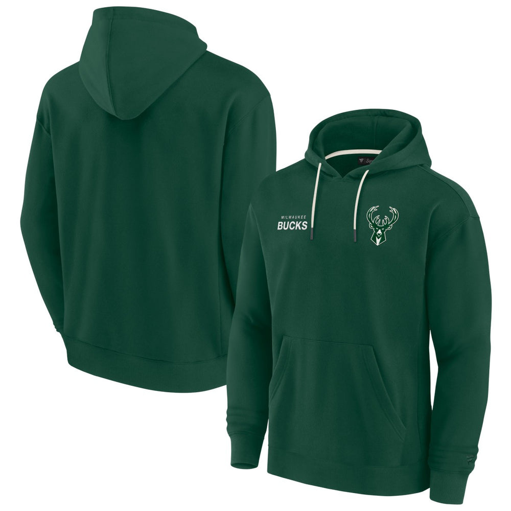 Fanatics Milwaukee Bucks Unisex Elements Super Soft Fleece Pullover Hoodie
