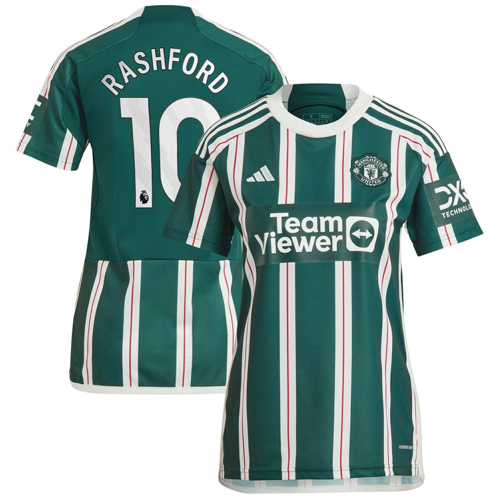 Marcus Rashford Manchester United Women's 2023/24 Away Replica Player Jersey