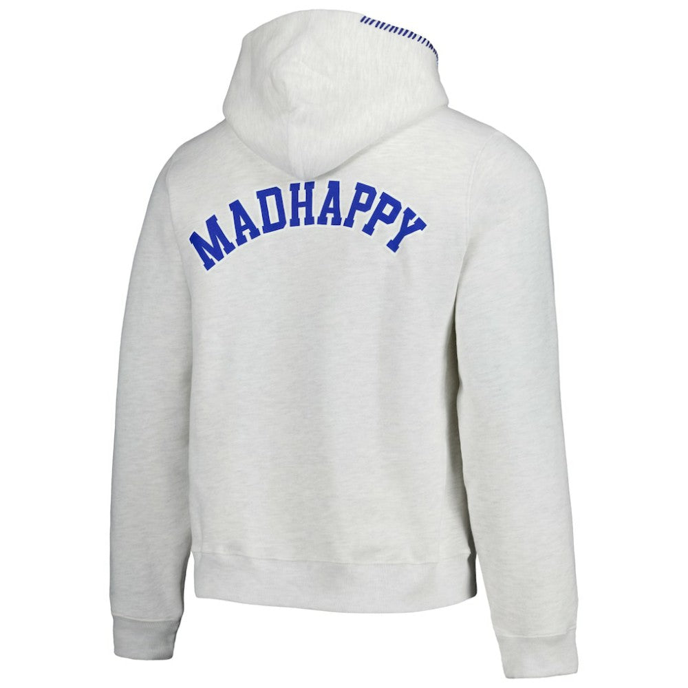 Heather Gray Los Angeles Dodgers Unisex Fleece Pullover Hoodie
