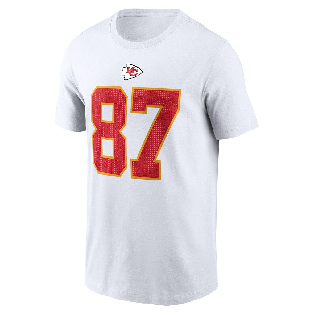 Travis Kelce  Player Name & Number T-Shirt - Kansas City Chiefs T-shirts