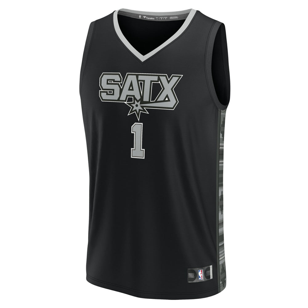 Fanatics Victor Wembanyama San Antonio Spurs Fast Break Player Jersey