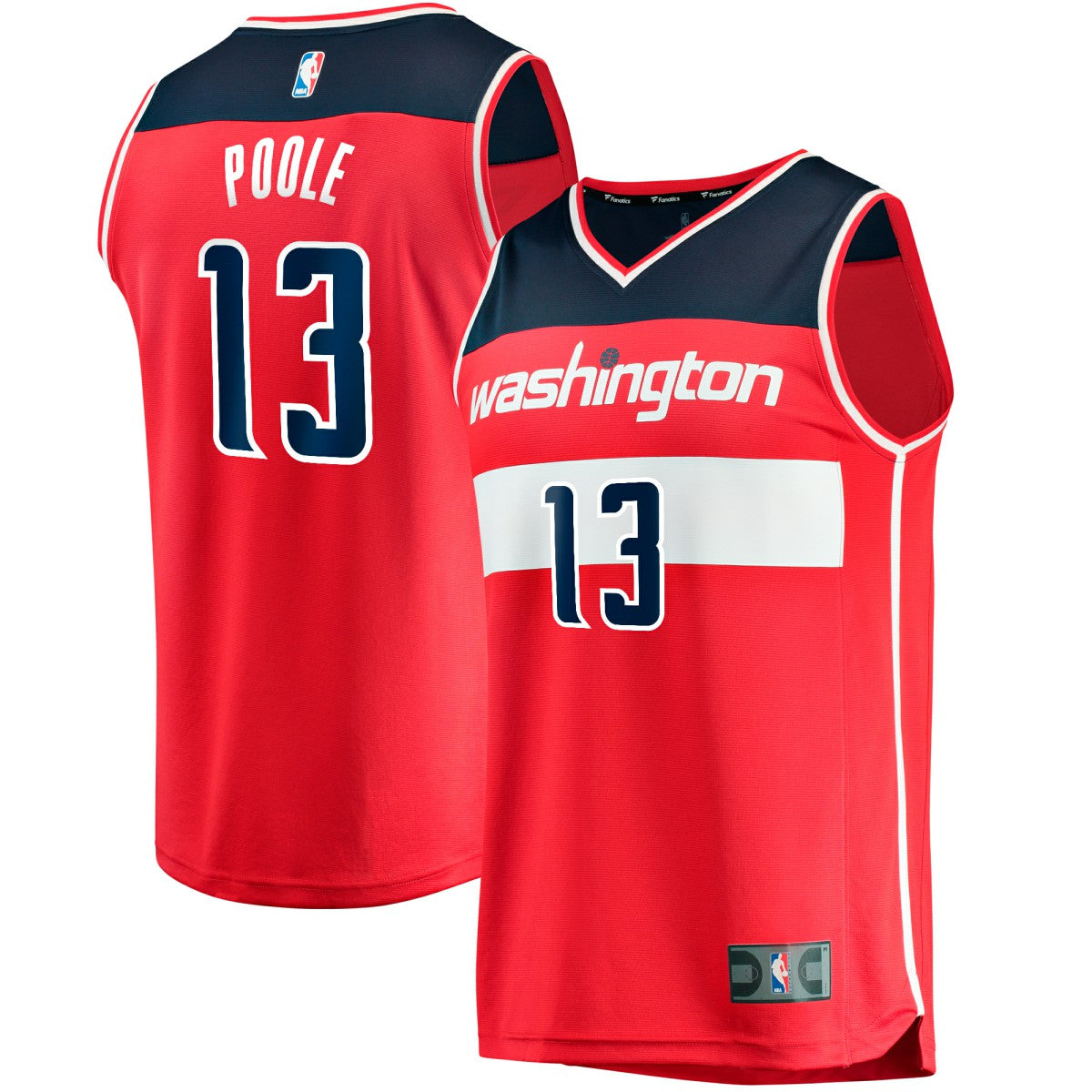 Fanatics Jordan Poole Washington Wizards Fast Break Player Jersey