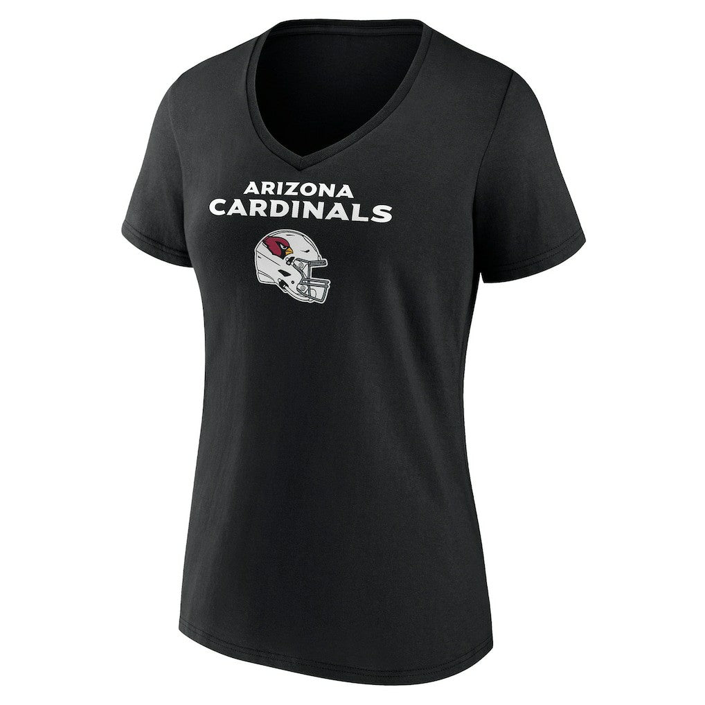 Women's Personalized Name & Number Team Wordmark V-Neck T-Shirt - Arizona Cardinals T-shirts