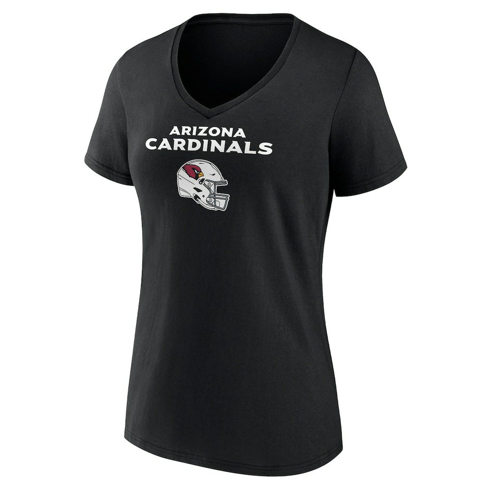 Women's Personalized Name & Number Team Wordmark V-Neck T-Shirt - Arizona Cardinals T-shirts