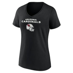 Women's Personalized Name & Number Team Wordmark V-Neck T-Shirt - Arizona Cardinals T-shirts