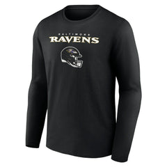 Personalized Name & Number Team Wordmark Long Sleeve T-Shirt - Baltimore Ravens T-shirts
