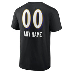 Personalized Name & Number Team Wordmark T-Shirt - Baltimore Ravens T-shirts