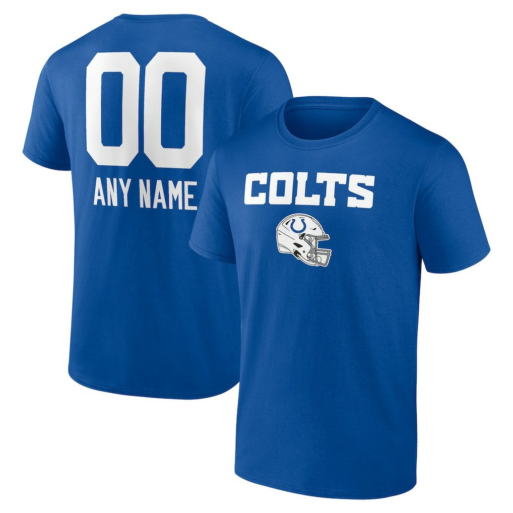 Personalized Name & Number Team Wordmark T-Shirt - Indianapolis Colts T-shirts