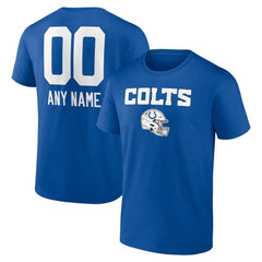 Personalized Name & Number Team Wordmark T-Shirt - Indianapolis Colts T-shirts