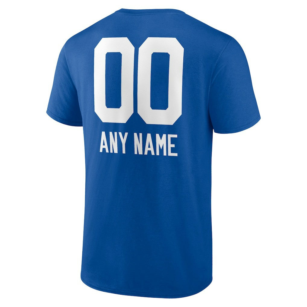 Personalized Name & Number Team Wordmark T-Shirt - Indianapolis Colts T-shirts