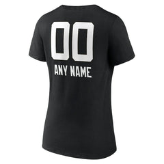 Women's Personalized Name & Number Team Wordmark V-Neck T-Shirt - Jacksonville Jaguars T-shirts