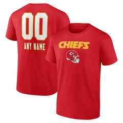 Personalized Name & Number Team Wordmark T-Shirt - Kansas City Chiefs T-shirts
