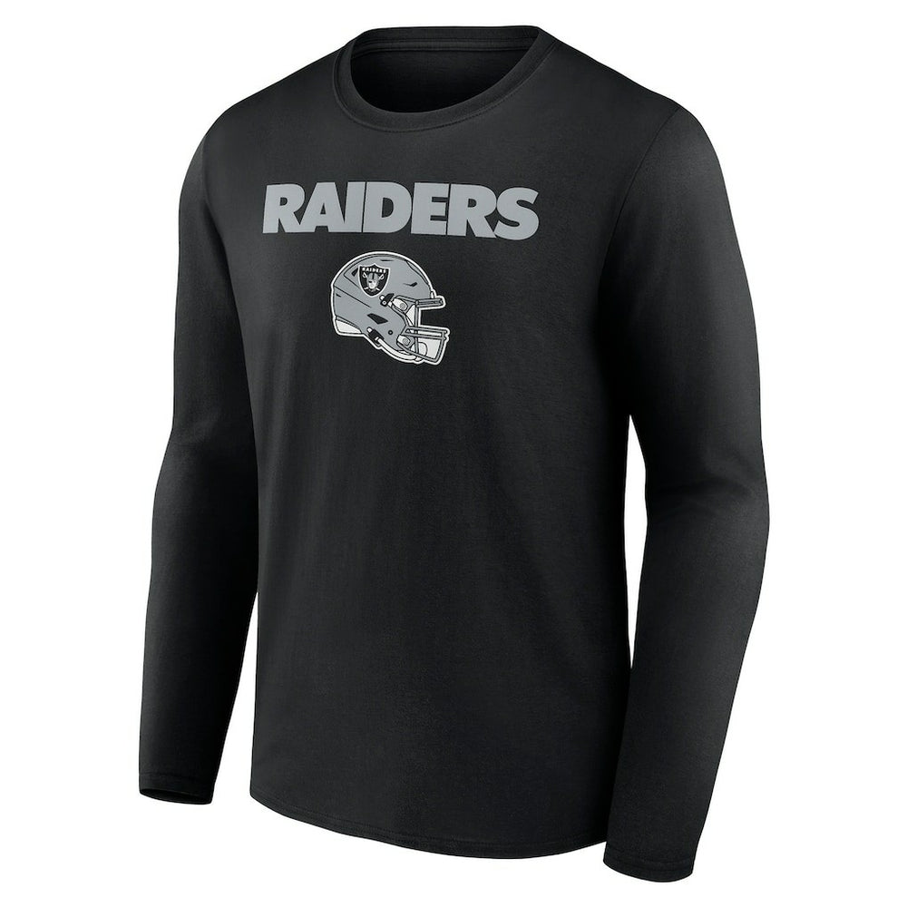 Personalized Name & Number Team Wordmark Long Sleeve T-Shirt - Las Vegas Raiders T-shirts