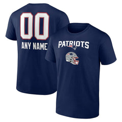 Personalized Name & Number Team Wordmark T-Shirt - New England Patriots T-shirts