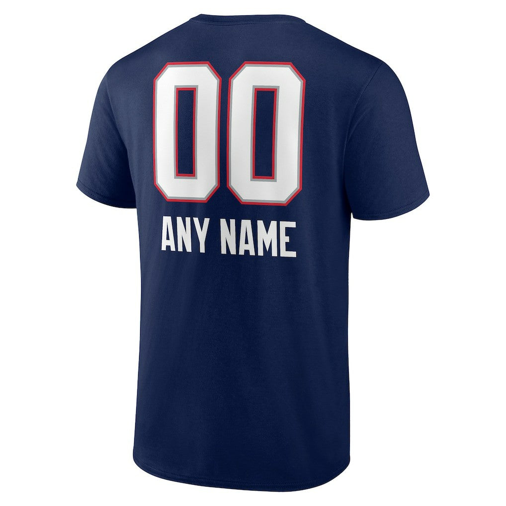 Personalized Name & Number Team Wordmark T-Shirt - New England Patriots T-shirts