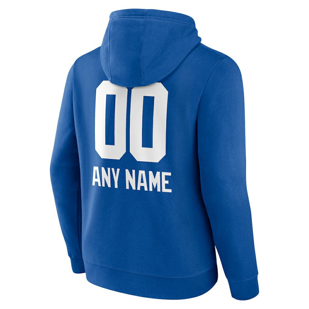 Personalized Name & Number Team Wordmark Pullover Hoodie - New York Giants Hoodies