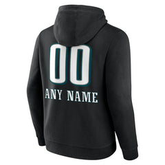 Personalized Name & Number Team Wordmark Pullover Hoodie - Philadelphia Eagles Hoodies