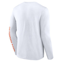 White San Francisco Giants Fanatics Press Box Long Sleeve T-Shirt