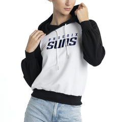 Phoenix Suns Lusso Women's Marlowe Tri-Blend Raglan Pullover Hoodie