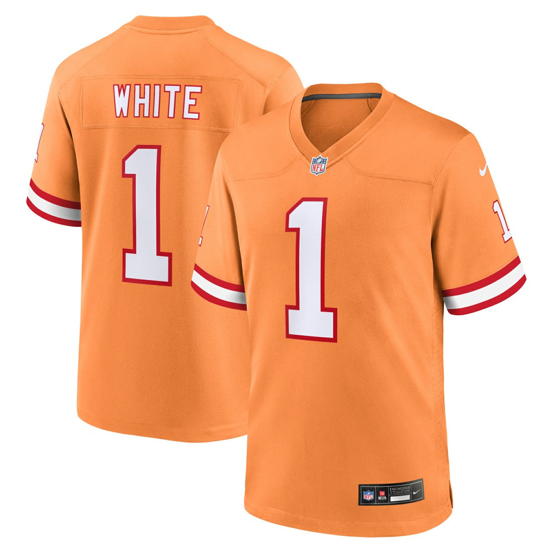 Rachaad White  Alternate Game Jersey - Tampa Bay Buccaneers Jerseys