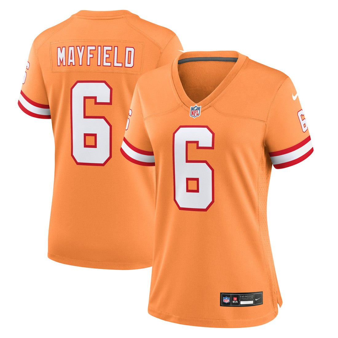 Baker Mayfield  Women's Throwback Game Jersey - Tampa Bay Buccaneers Jerseys
