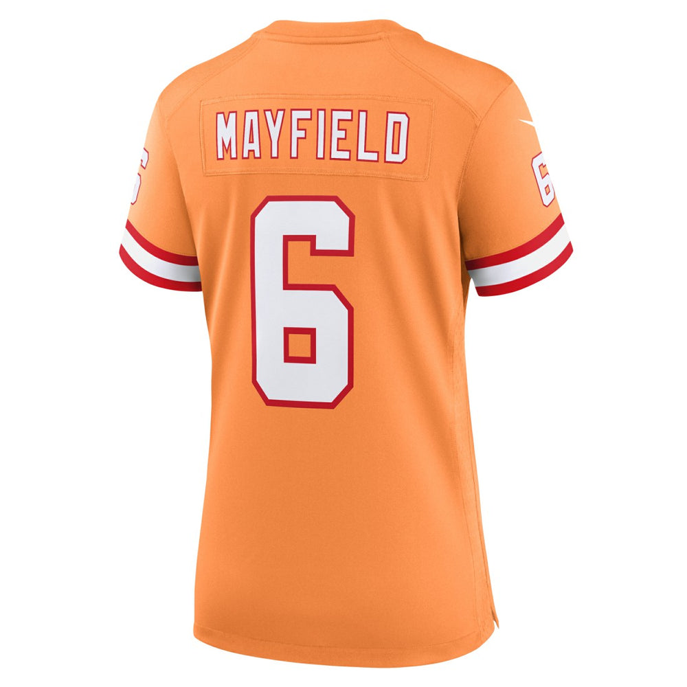 Baker Mayfield  Women's Throwback Game Jersey - Tampa Bay Buccaneers Jerseys