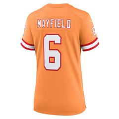 Baker Mayfield  Women's Throwback Game Jersey - Tampa Bay Buccaneers Jerseys