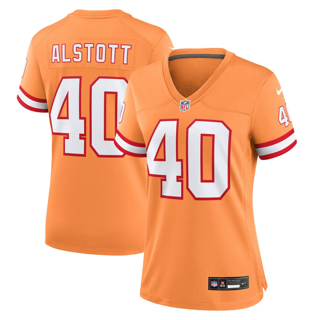 Mike Alstott  Women's Throwback Game Jersey - Tampa Bay Buccaneers Jerseys