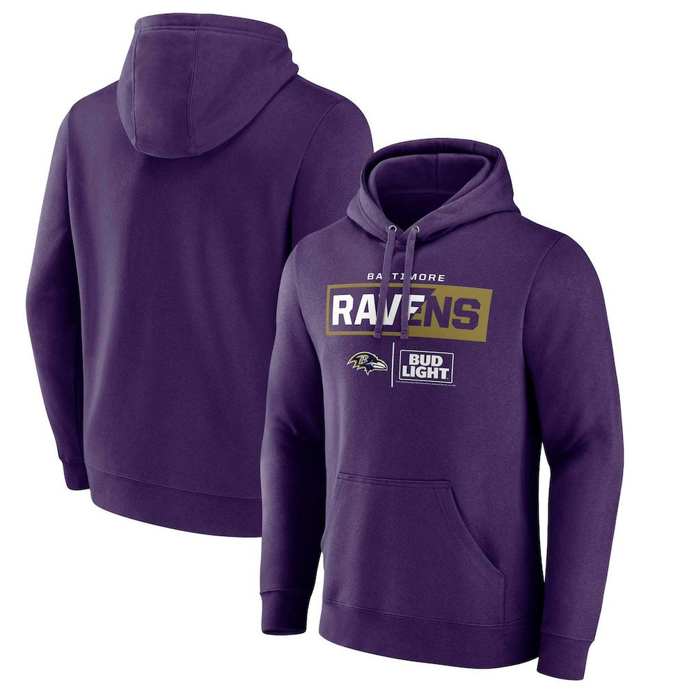 NFL x Bud Light Pullover Hoodie - Baltimore Ravens Hoodies