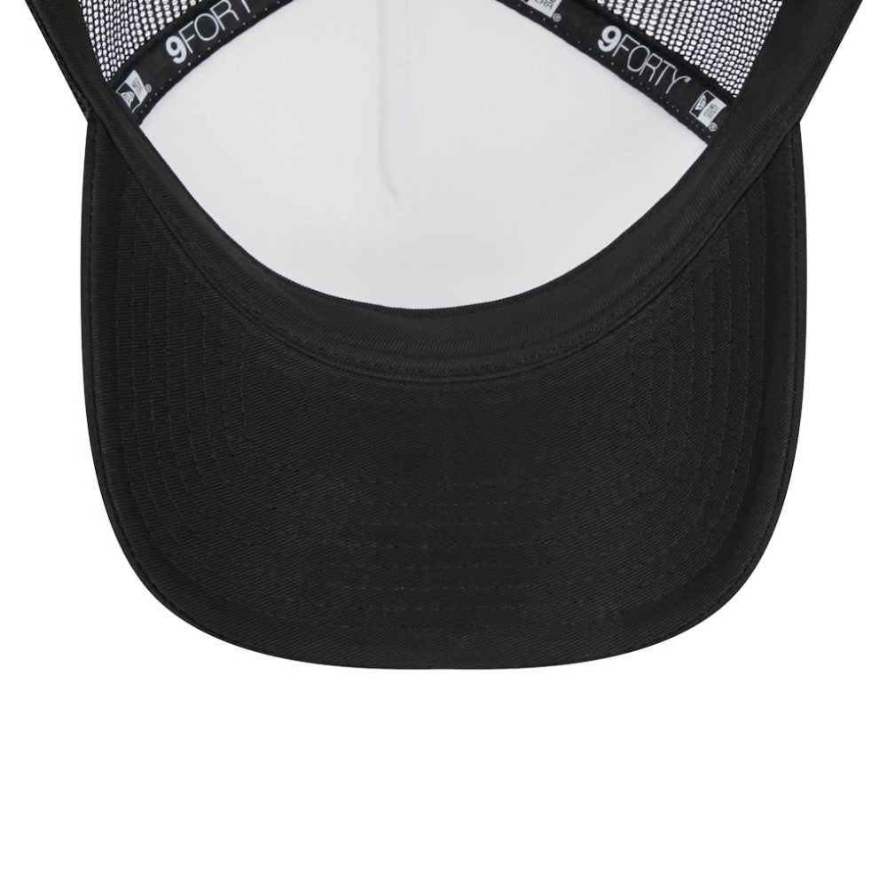 White/Black San Francisco Giants New Era Spring Training Circle Foam A-Frame 9FORTY Trucker Adjustable Hat