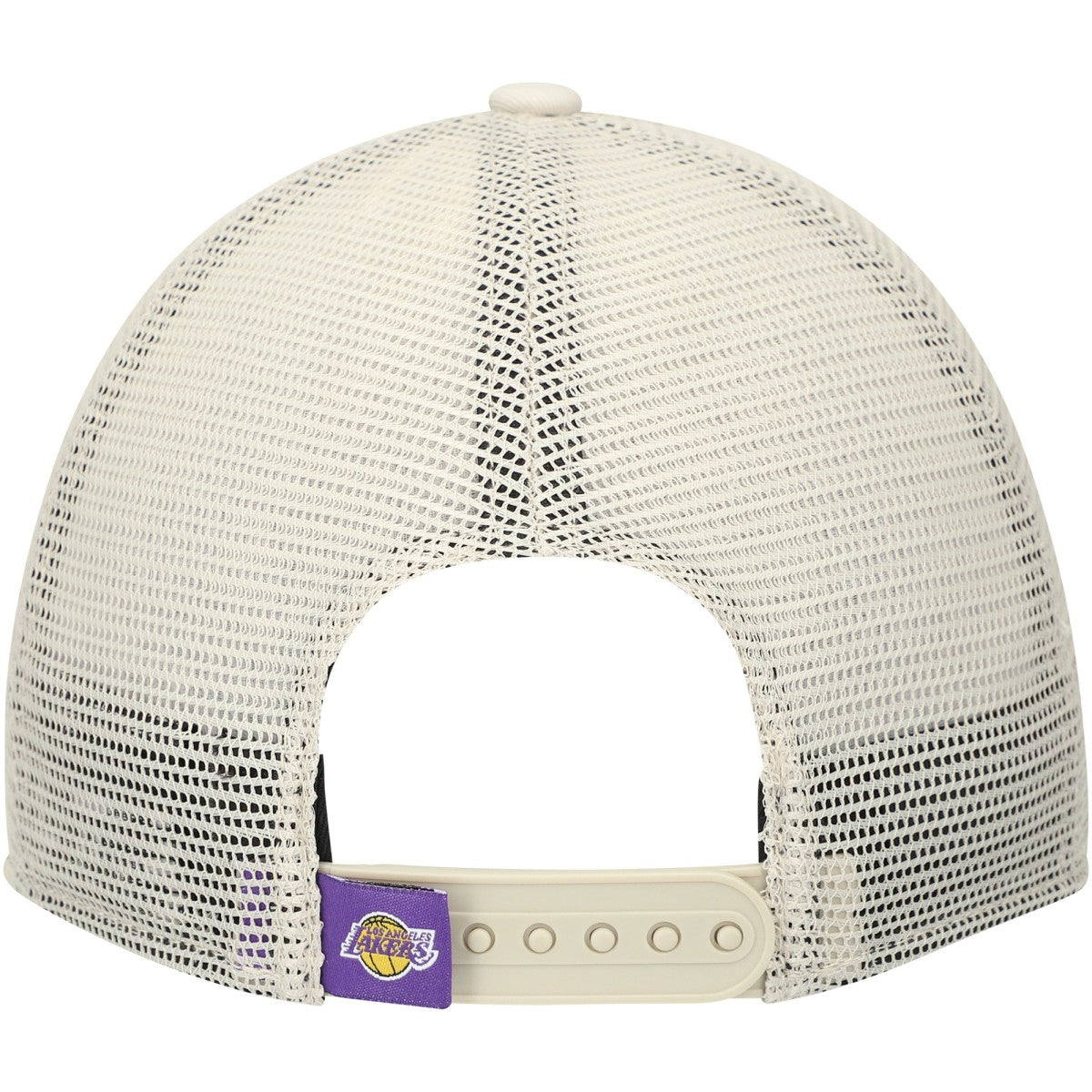 New Era Los Angeles Lakers Rough Edge Logo Trucker 9TWENTY Adjustable Hat