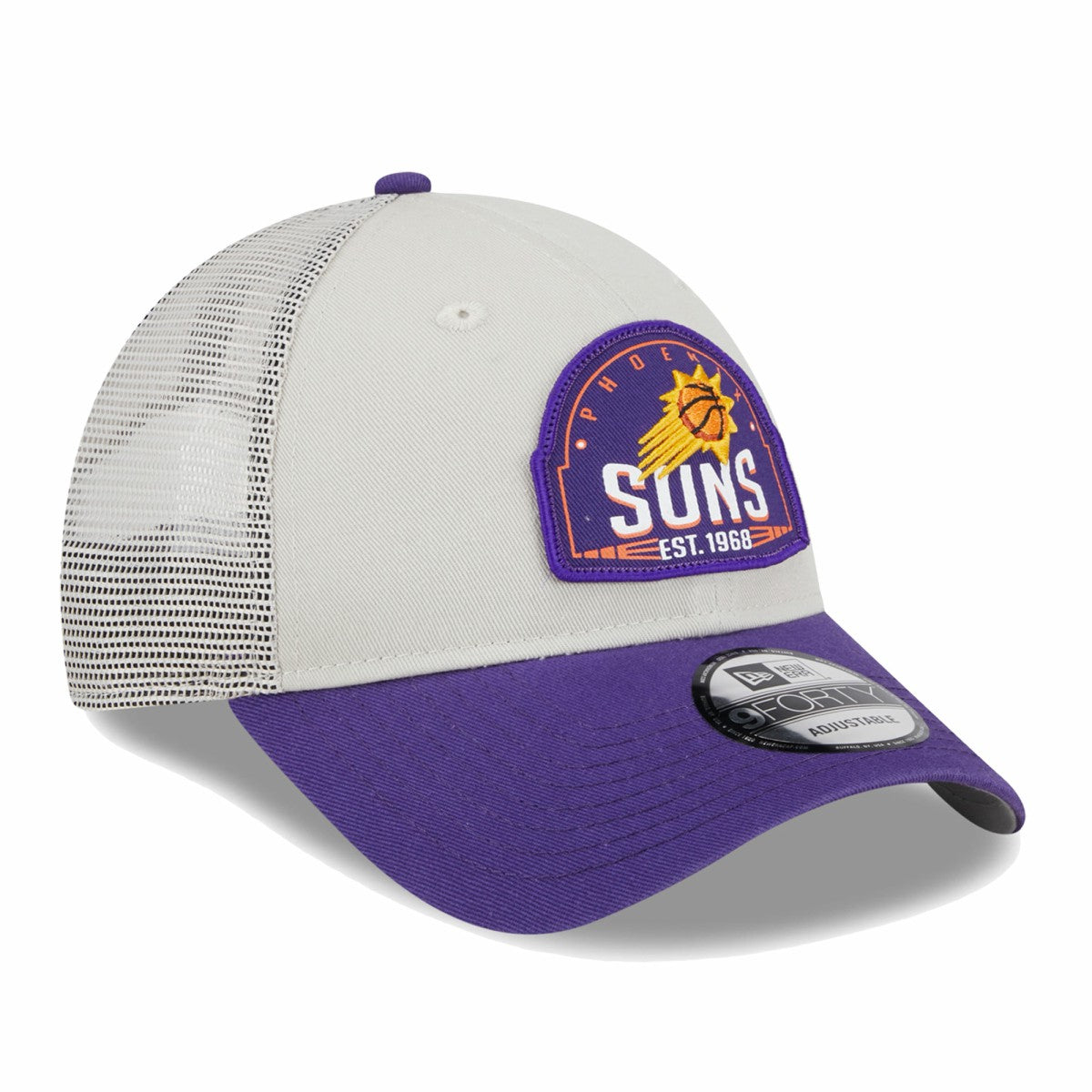 New Era Phoenix Suns Throwback Patch Trucker 9FORTY Adjustable Hat