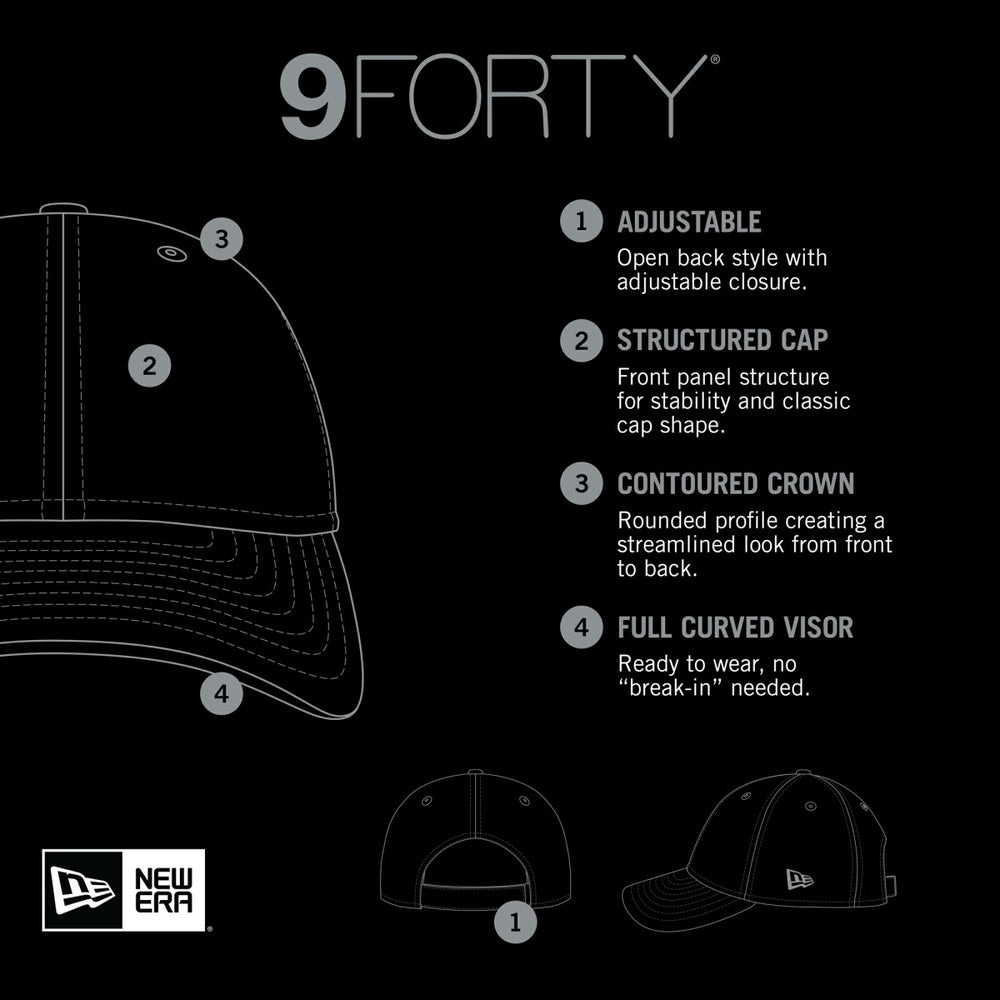New Era Los Angeles Lakers Active Digi-Tech Two-Tone 9FORTY Adjustable Hat
