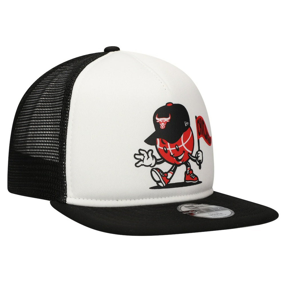 New Era Chicago Bulls Youth Court Sport Mascot 9FIFTY Snapback Hat