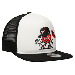 New Era Chicago Bulls Youth Court Sport Mascot 9FIFTY Snapback Hat