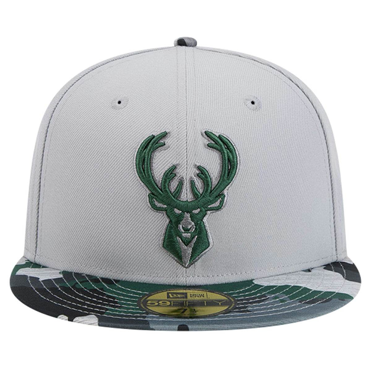 New Era Milwaukee Bucks Active Color Camo Visor 59FIFTY Fitted Hat