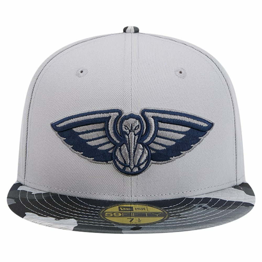 New Era New Orleans Pelicans Active Color Camo Visor 59FIFTY Fitted Hat