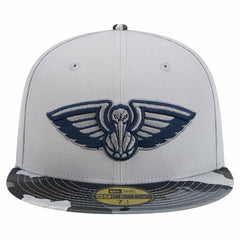 New Era New Orleans Pelicans Active Color Camo Visor 59FIFTY Fitted Hat