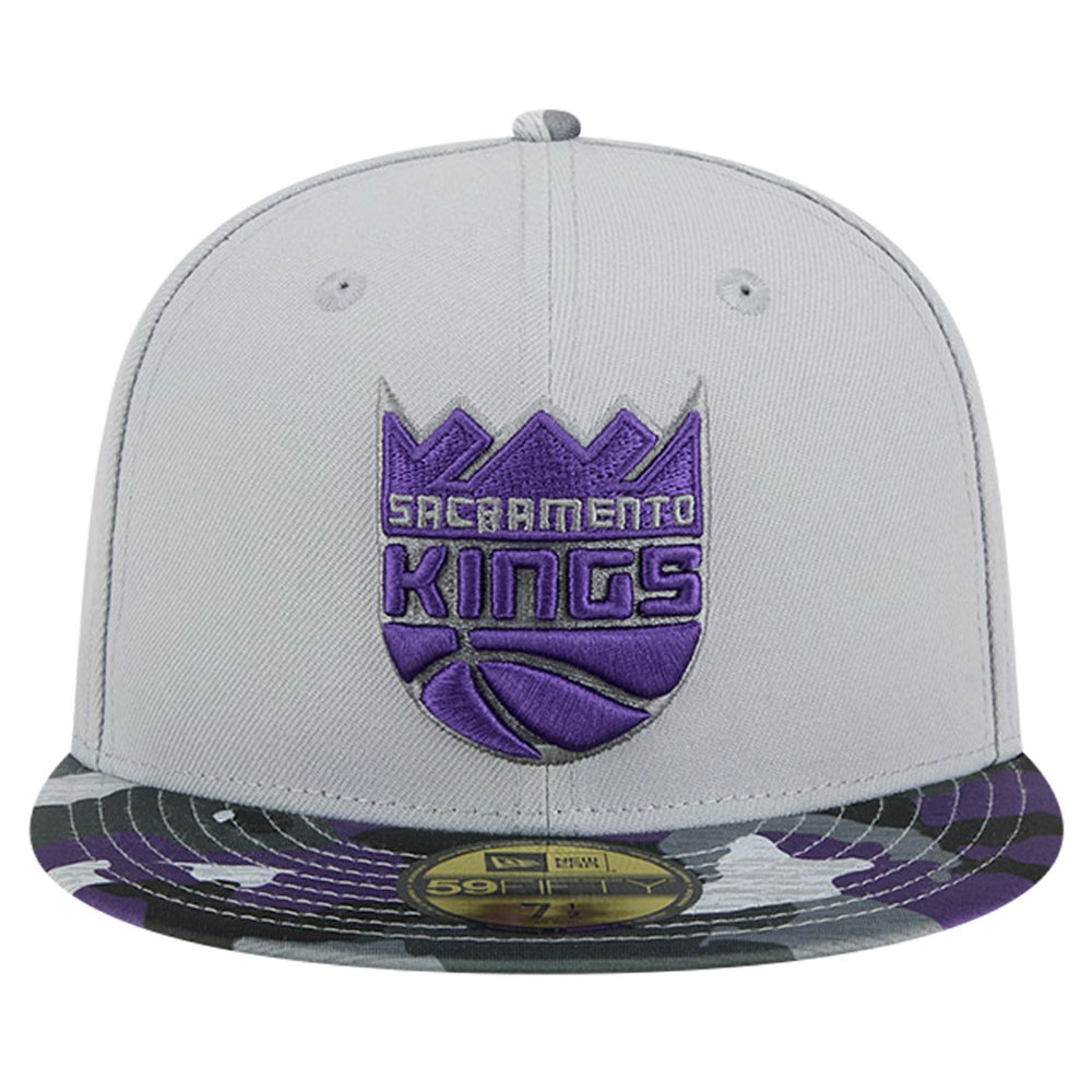 New Era Sacramento Kings Active Color Camo Visor 59FIFTY Fitted Hat