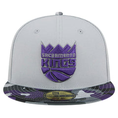 New Era Sacramento Kings Active Color Camo Visor 59FIFTY Fitted Hat