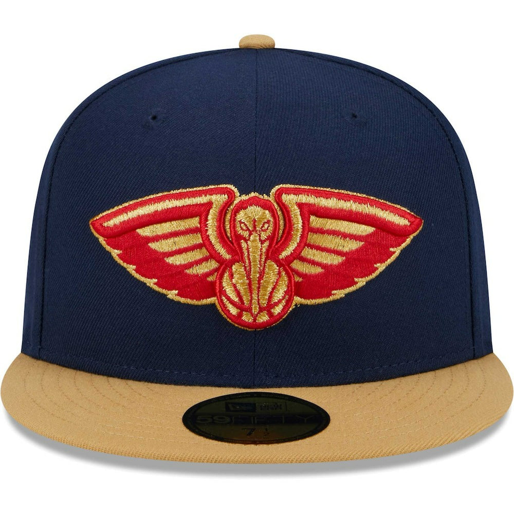 New Era New Orleans Pelicans Gameday Gold Pop Stars 59FIFTY Fitted Hat