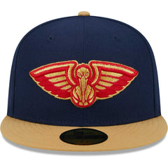 New Era New Orleans Pelicans Gameday Gold Pop Stars 59FIFTY Fitted Hat