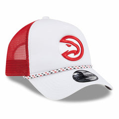New Era Atlanta Hawks Court Sport Foam A-Frame 9FORTY Adjustable Trucker Hat
