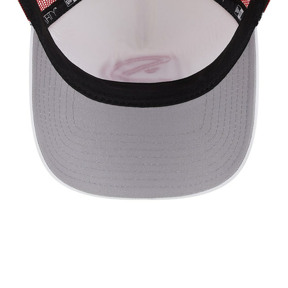 New Era Atlanta Hawks Court Sport Foam A-Frame 9FORTY Adjustable Trucker Hat