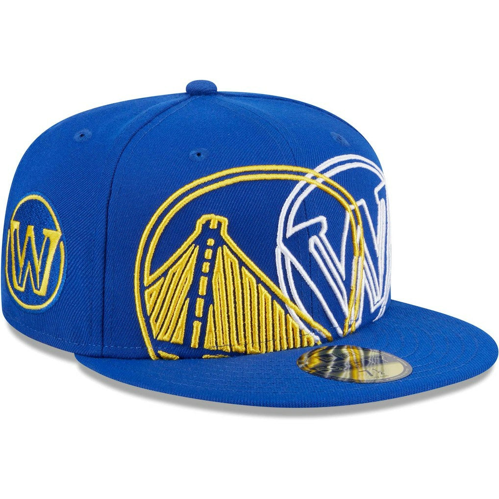 New Era Golden State Warriors Game Day Hollow Logo Mashup 59FIFTY Fitted Hat sale