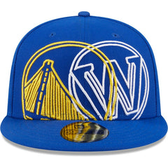 New Era Golden State Warriors Game Day Hollow Logo Mashup 59FIFTY Fitted Hat sale