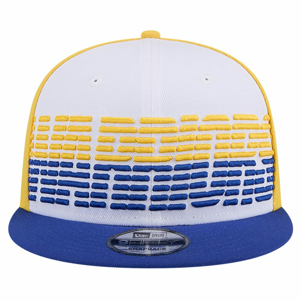 New Era Golden State Warriors Throwback Gradient Tech Font 9FIFTY Snapback Hat sale