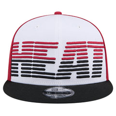 New Era Miami Heat Throwback Gradient Tech Font 9FIFTY Snapback Hat