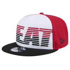New Era Miami Heat Throwback Gradient Tech Font 9FIFTY Snapback Hat