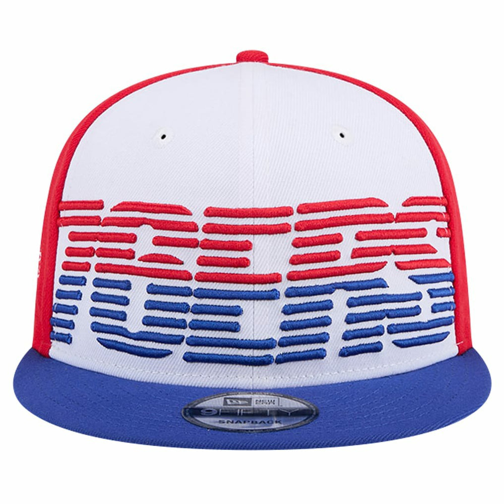 New Era Philadelphia 76ers Throwback Gradient Tech Font 9FIFTY Snapback Hat